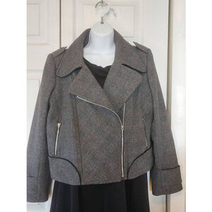 Apostrophe gray played blazer